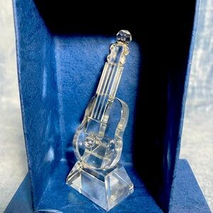 Crystal Violin Sculpture